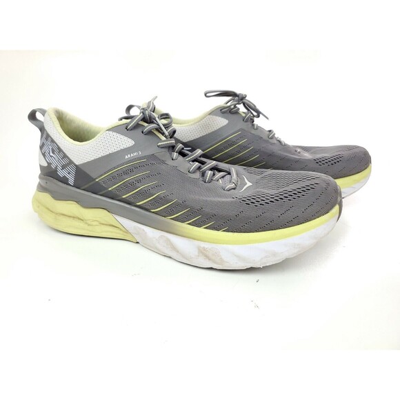Hoka One One Arahi 3 Mens Size 11 Gray Yellow Athletic Running Shoes Sneaker main image 6
